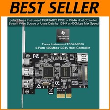 4-Port PCIE Firewire 400 Card with Cables