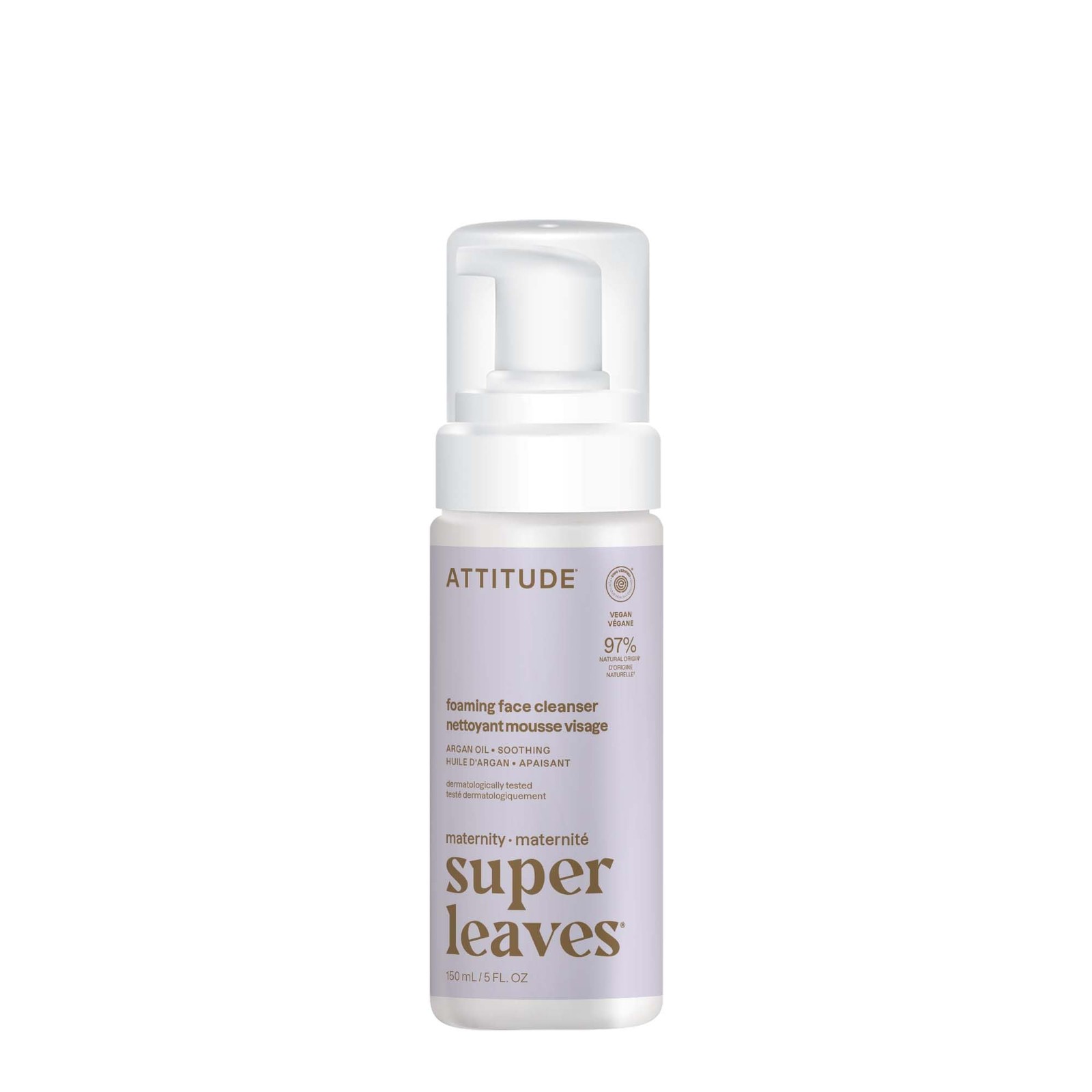 ATTITUDE Pregnancy Foaming Face Cleanser, EWG Verified, Dermatologically Tested,