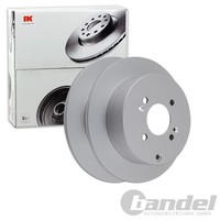 2X NK Bremsscheiben 262Mm Voll Hinten Passend FÜR Hyundai Accent Bayon Getz I20