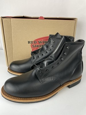 Red Wing 9423 Beckman Black Excalibur Leather Boot Men s Size 9.5 D Seconds