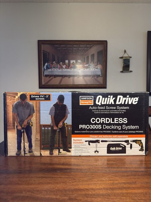 #ad #ad Simpson Strong Tie Quick Drive Cordless PRO300SG2 Decking System w DEWALT Tool $324.00