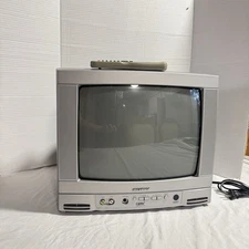 Retro Gaming TV Sylvania CR130SLB SDTV 13” w/ Front AV Inputs & Remote