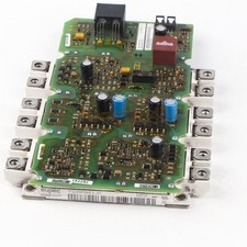 ONE USED Siemens A5E00297617 + FS225R12KE3_S1 INVERTER BOARD with module