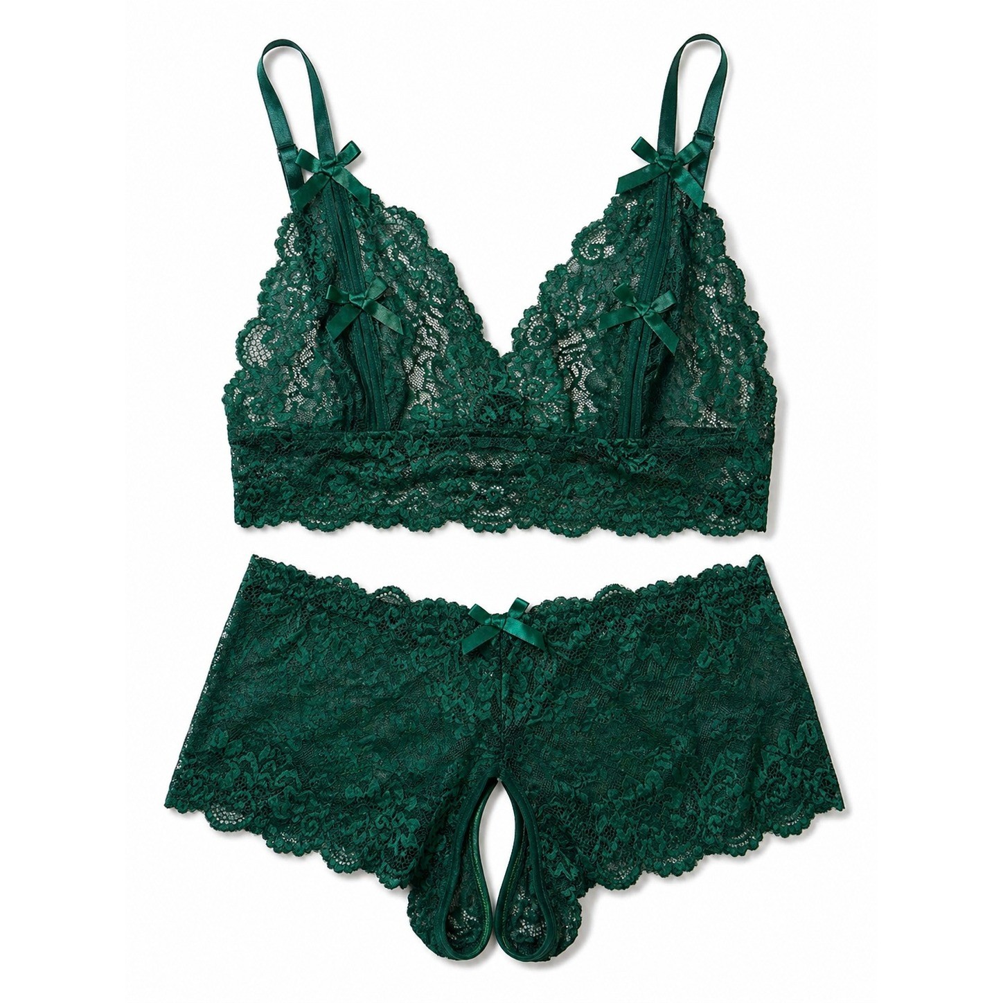 Avidlove 2 Piece Women's S Lace Lingerie Matching Bra and Panty Set Sexy Under