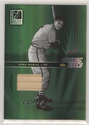 2004 Donruss Elite Passing the Torch Bats 24/50 Albert Pujols Stan Musial 1q7