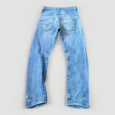 Jean Levi’s Engineered Twisted Twist Twister vintage Y2K bleu denim taille 29x32 - Photo 1/4