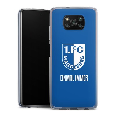 Handyhülle für Xiaomi Poco X3 nfc Offizielles Lizenzprodukt Wappen 1. FC Magdebu