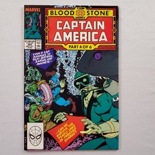 Captain America #360 L Oct 1989 Marvel Comics VF 8.0 1st Crossbones Bloodstone