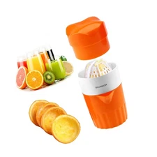 Hand Juicer Citrus Orange Squeezer Manual Lid Rotation Press Reamer for Lemon...