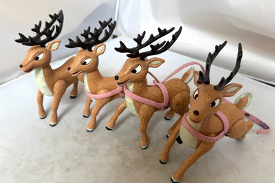 Memory Lane SANTA'S SLEIGH Rudolph The Red-Nosed Reindeer -2004 REPLACEMENTS