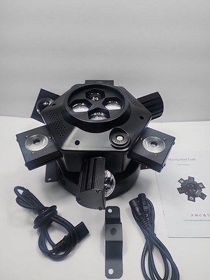 PAIDUN 6 Arms Gobo Wash Effect Moving Head Laser Light Bee Eye DJ Disco Club Bar