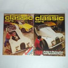 Thoroughbred  Classic Cars Lot Of 2 Magazines 1978 October, November