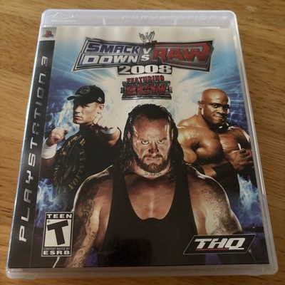 WWE SmackDown vs. Raw 2008 Featuring ECW (Sony PlayStation 3, PS3, 2007) CIB
