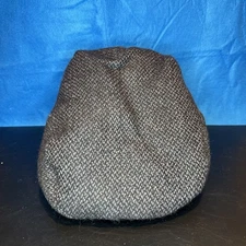 VINTAGE Tweed Beaver Hats Brand News Boy Hat Cap Mens Grey Wool Peaky Blinders