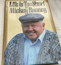 Mickey Rooney Autobiography Signed Book