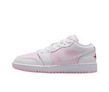 Air Jordan 1 Low Basketball shoes Big kids 553560-608 White Size