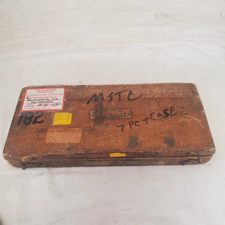 Starrett No.124 Inside Micrometer Set 2" to 12" Engineering Tools LOT-1237 - Image 4 of 4