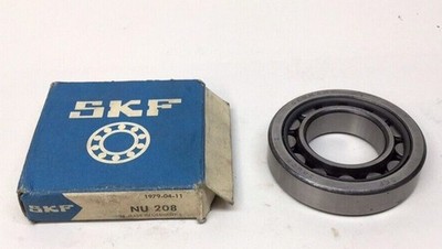 SKF NU208 Cylindrical Roller Bearing 40mm ID X 80mm OD X 18mm W NU-208