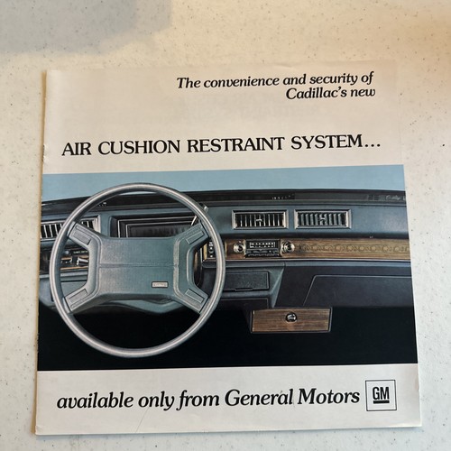 1975 Cadillac Air Cushion Restraint System Sales Brochure