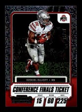 2021 Contenders Draft Picks #50 Ezekiel Elliott Conference Finals Ticket /99