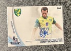 Jonny Howson Auto 2013 Topps Premier Gold Norwich City