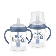 NUK Perfect Match Learner Straw Cup, 5 oz, 2 pack   Soft Straw, Easy-Grip