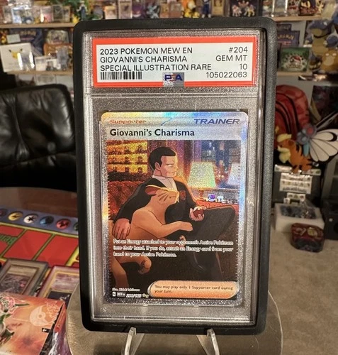 Giovanni's Charisma 204/165 Sv: Scarlet & Violet 151 Holo PSA 10