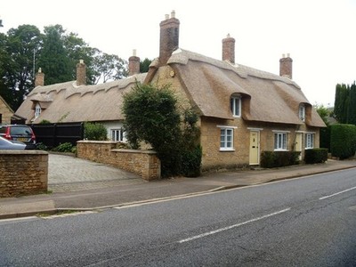 Photo A3 Longthorpe houses [1] Originally three cottages, now two houses c2021