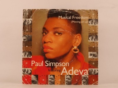 PAUL SIMPSON FT ADEVA MUSICAL FREEDOM (MOVING ON UP) (95) 2 Track 7'' Single incl
