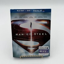 Man of Steel Blu-Ray / DVD, 2013 3 Disc Set w/ Slipcover