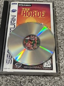 The Horde (Sega Saturn, 1995) CIB Complete w Manual Registration Card. EUC