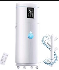 Hiswelle 4.5Gal Cool Mist Humidifier Large Room Whole House Remote Timer White