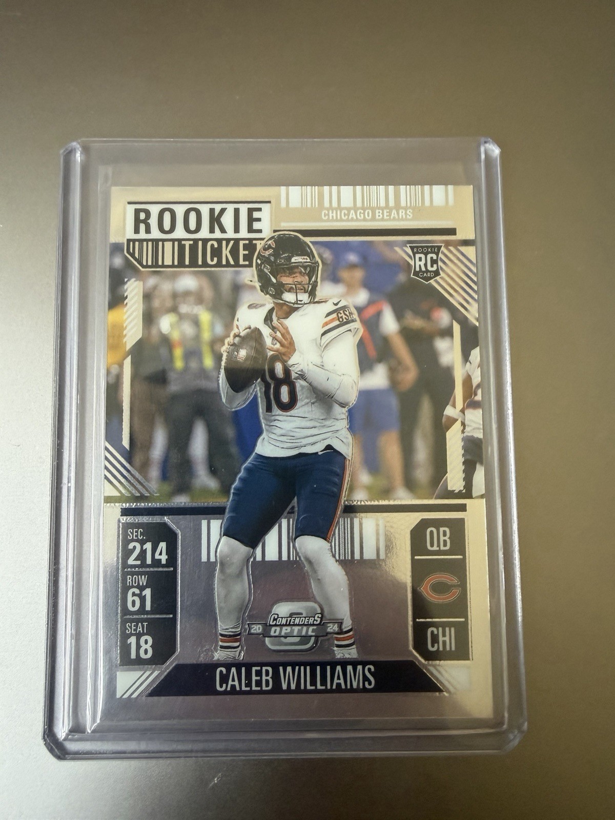 2024 Panini Contenders Optic - Rookie Ticket Caleb Williams #68 (RC)