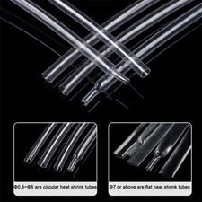 2:1 Heat Shrink 0.8mm-15mm Transparent Clear Heatshrink Tubing Tube Sleeving