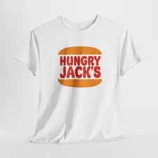 Hungry Jack's Unisex Tee, Australian Fast-Food Chain, Burger King, Jack Cowin,
