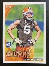 Joe Haden 2010 Topps Football Rookie Card Cleveland Browns #169. rookie card picture