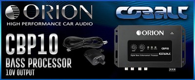 Orion Car Audio CBP10 Digital Bass Processor with Bass Restoration & 10V Output
