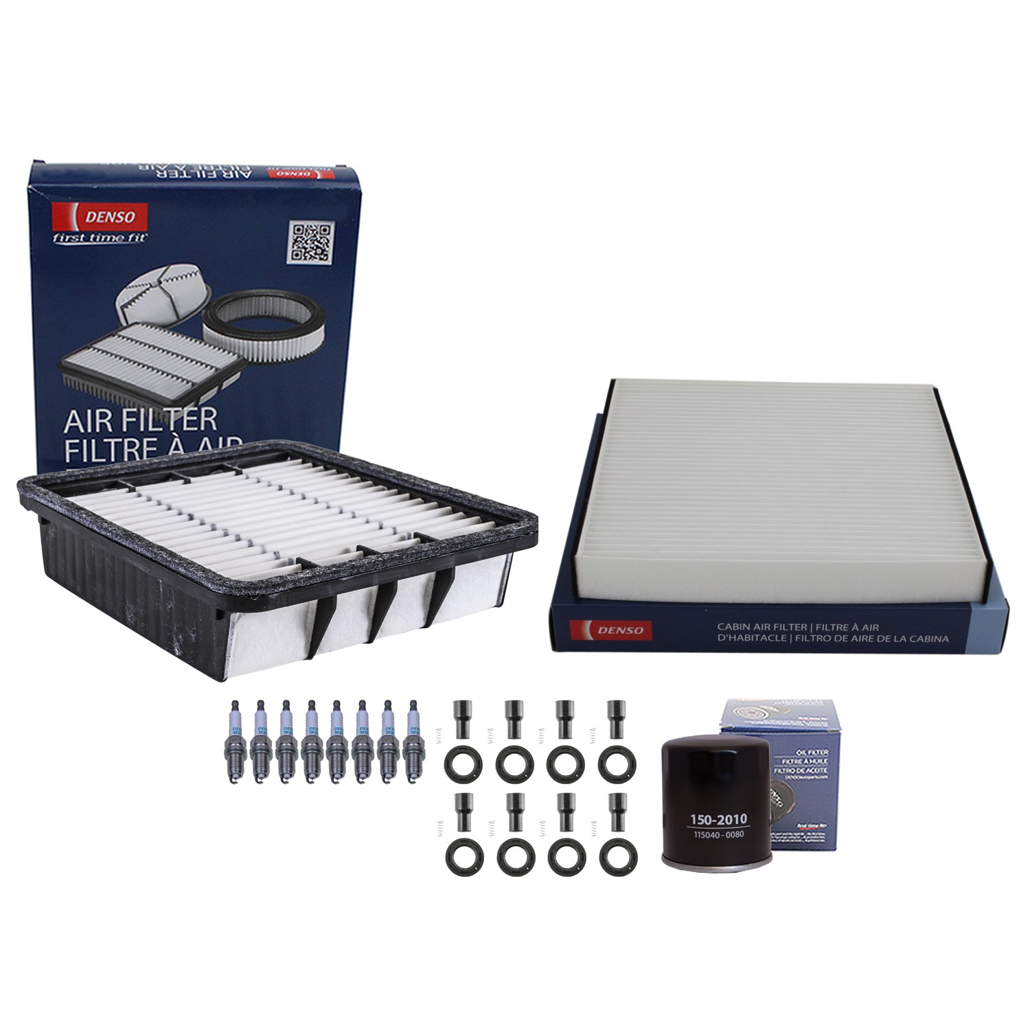 Denso Tune Up Kit 8 Spark Plugs  Boots Kit for Lexus LS430 Base 4.3L V8 Auto