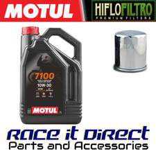 Oil and Filter for Suzuki GSX-R1000 2005-2008 Chrome MOTUL 7100 & Hiflo