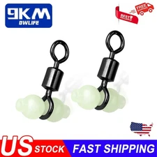 30Pcs Stainless Steel Cross Line Swivels T-Shape Swivels Fishing Rolling Swivels