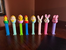 Easter Themed Pez Dispensers Lot Of 8
