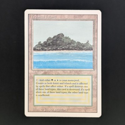MTG \>> Tropical Island (GD) // Revised - 341 Trading - Magic