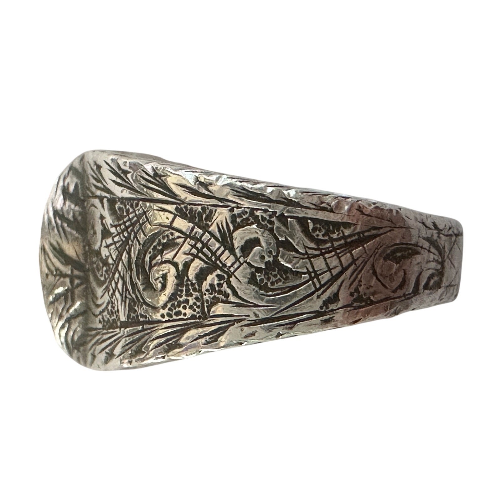 Gucci Interlocking G Arabesque Ring Sterling Silv… - image 2