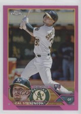 2023 Topps Chrome Pink Refractor Cal Stevenson #199 1g5d