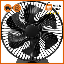 Kaminventilator Ofenventilator 6 Klingen Lüfterschutz Ofenrohr