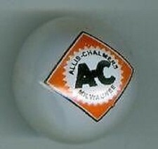 Allis Chalmers Glass 1" Logo Marble