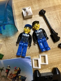 LEGO 4669 Turbo-Charged Police Boat For Parts 2 Minifigures Manual Zodiac Canopy