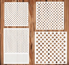 4PCS Dots Stencil 4 Sizes Polka Dot Stencils Painting Template Reusable...