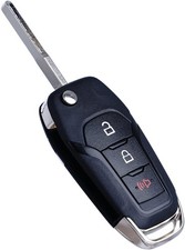 MechanMagic Flip Key Fob Replacement Compatible for Ford F-150 F-250 F-350 2015-