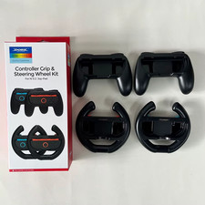 4 in 1 Set for Nintendo Switch2 Joycon Grips Racing Steering Wheel Set Switch 2